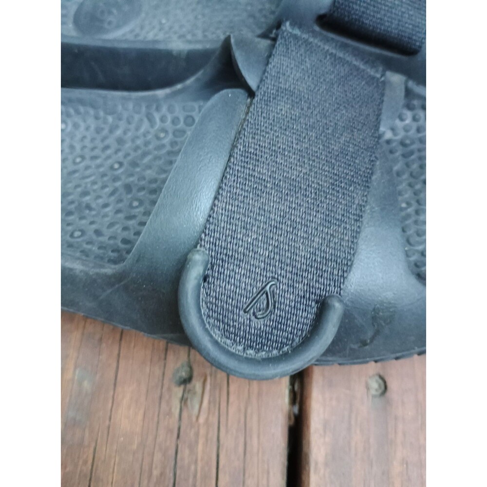 Allbirds Unisex Sugar Slide Sandals Black Eco Friendly Size W 8 M 6 - Picture 2 of 6